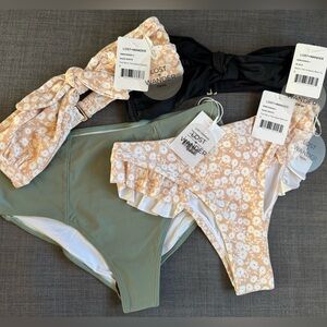 NWT Lost + Wander 2 Bikini Bundle - Orig $275